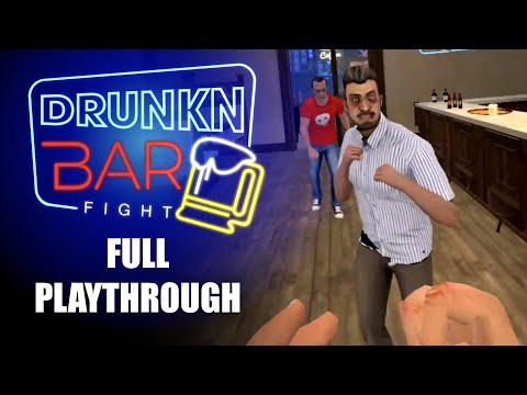 Drunkn Bar Fight - Full Playthrough on Quest