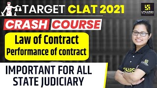 Performance of Contract | CLAT 2021 | Law of Contract | Legal Reasoning | Shivani Ma'am