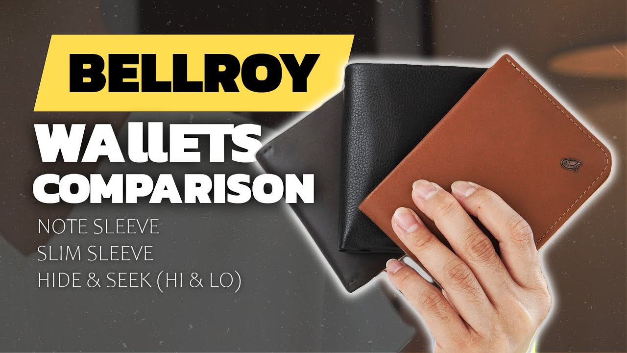 Ultimate Bellroy Wallet comparison video 2023 | Oribags -