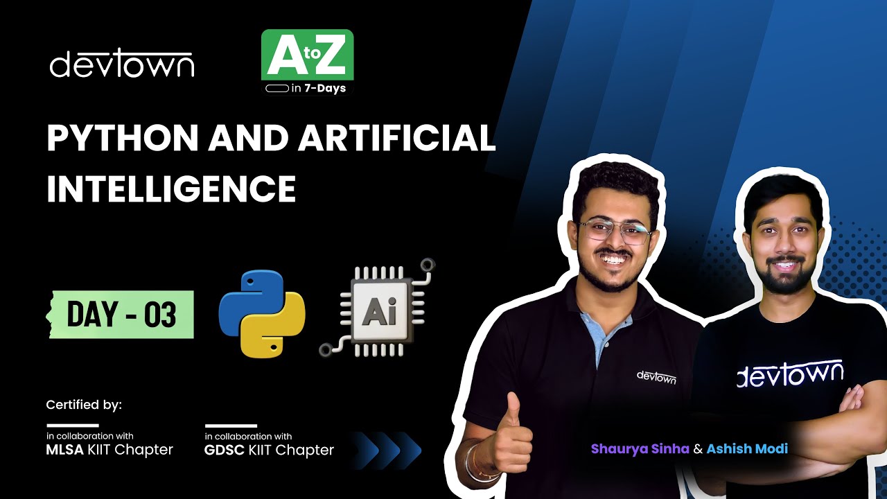 [LIVE] DAY 03 - Python And Artificial Intelligence | COMPLETE in 7 ...