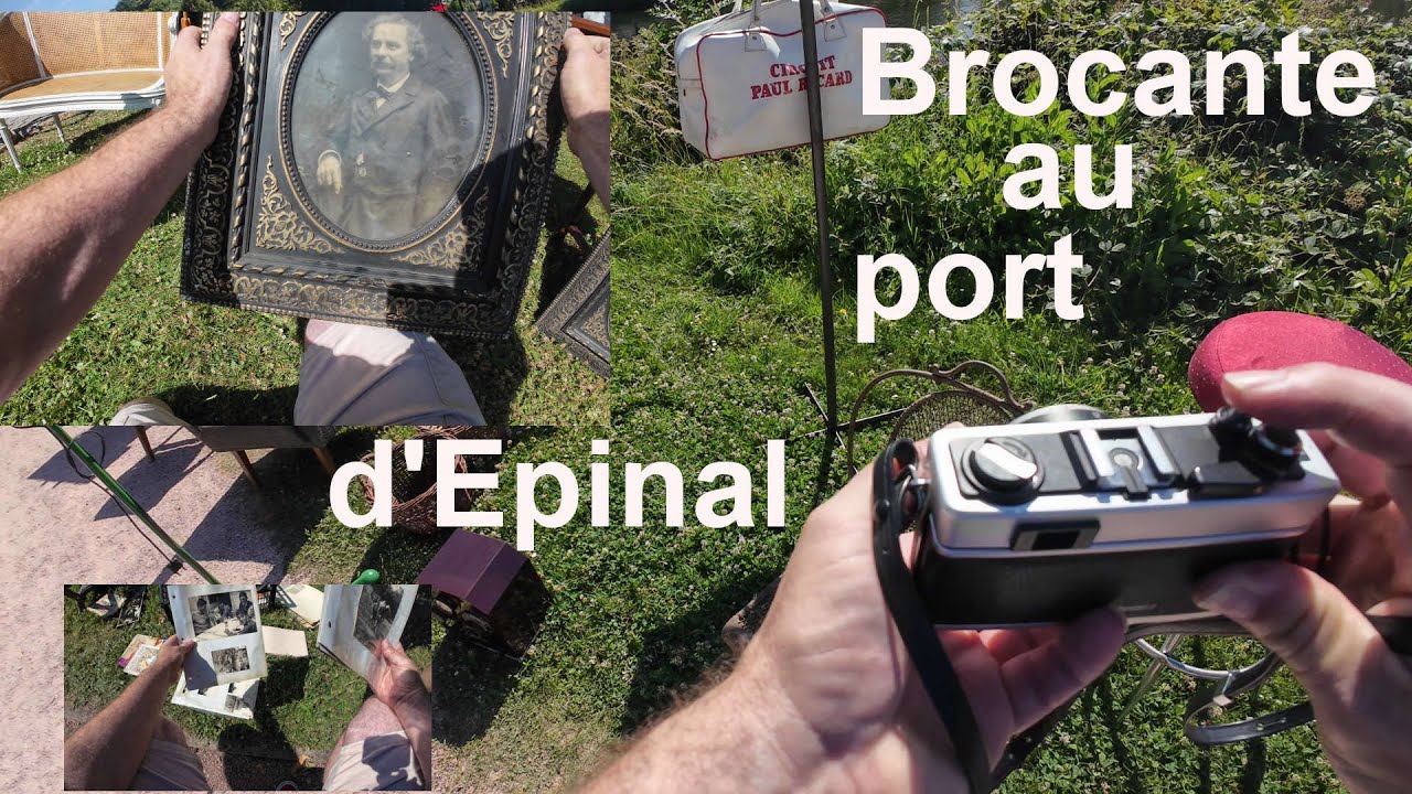 🎥 Visite de la brocante du port à Épinal – Dimanche ensoleillé 🌞