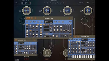 SUNRIZER - Now With FREE Update To AUv3 - Brilliant Synth - iPad Demo