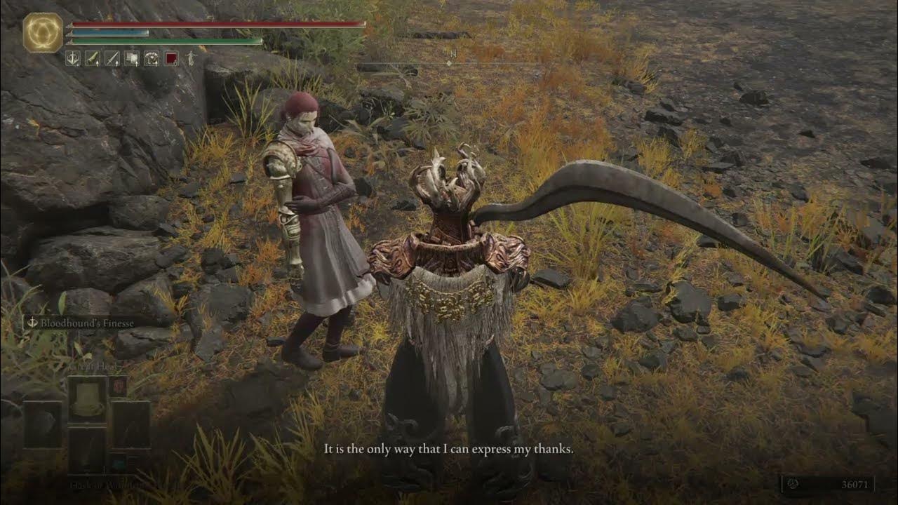 ELDEN RING Talking to Millicent at Dominula Windmill Village YouTube