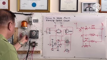how to make alarm silencing control circuit 