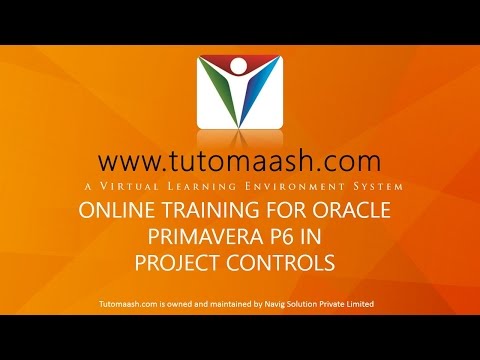 Primavera Online Training with TUTOMAASH.COM
