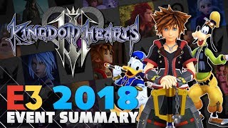 Kingdom Hearts III E3 2018 Summary - Trailers, Interviews & Impressions