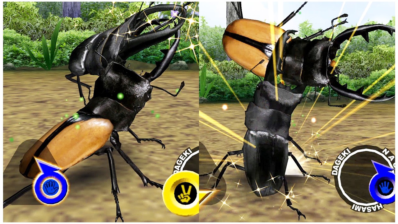 甲虫王者ムシキング - 40カブト と クワガタ 超必殺技交換