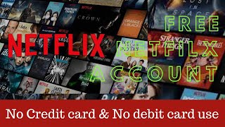 Free Netflix Accounts | Netfilx Free service |.  by logan Techify screenshot 1