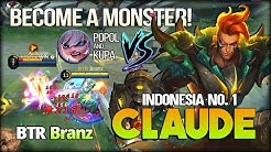 21 Kill Become a Monster. 91.9% Win Rate of Claude! Branz Indonesia No. 1 Claude - Mobile Legends