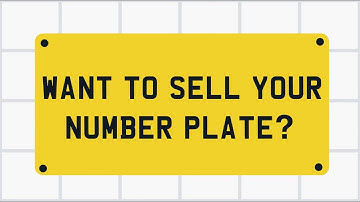 Sell A Number Plate - Free Number Plate Valuation