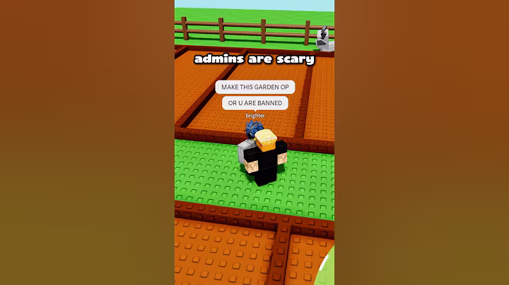 My garden was DELETED by an admin in Grow A Garden #growagarden #roblox