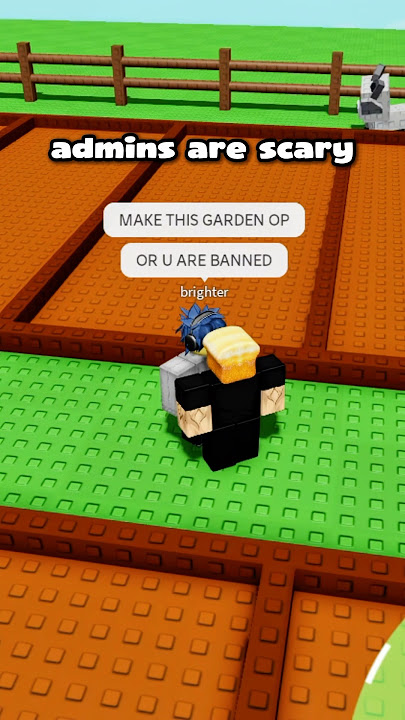 My garden was DELETED by an admin in Grow A Garden #growagarden #roblox