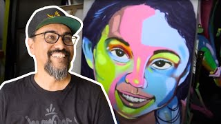 Exploring Artist 'Man One's Passion for Street Art Paintings
