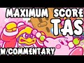 [COMMENTATED TAS] The Maximum Score in Gourmet Race