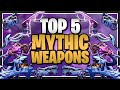 The TOP 5 MYTHIC STORM KING WEAPONS in Fortnite Save the World!