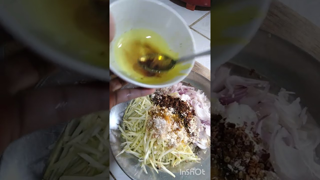 သရက်သီးသုပ်#cooking #foodchannel #asian food#jasminehlaing 