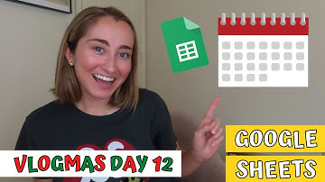 CREATE A CALENDAR / LESSON PLANNER in Google Sheets | Teacher Tech Tutorial | VLOGMAS DAY 12