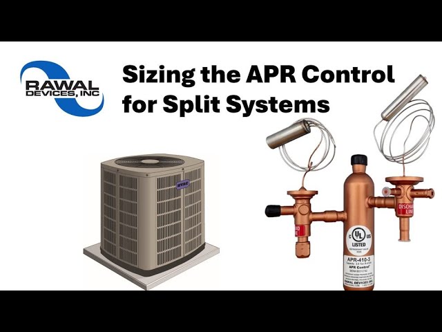 Sizing the APR Control for Split Systems (CUs) class=
