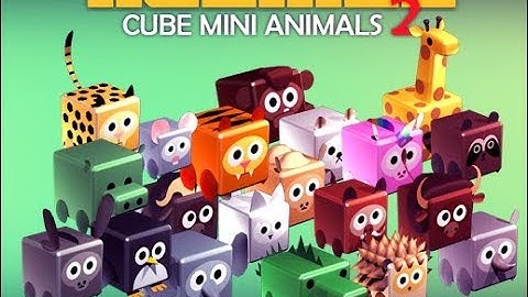 KUBIKOS   Animated Cube Mini Animals 2 - Unity Character Download