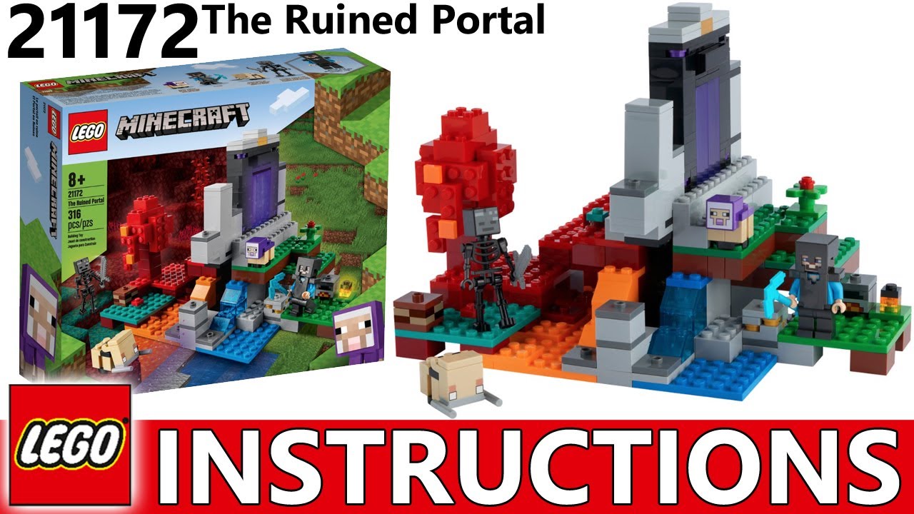 How to Build  21172 The Ruined Portal 2021 | LEGO MINECRAFT Instructions