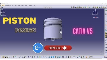 Piston Design | 3D | Catiav5 | Design Practice | Part Design | CADWALA