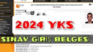 2024 Yks Sinav Gi̇ri̇ş Belgesi̇