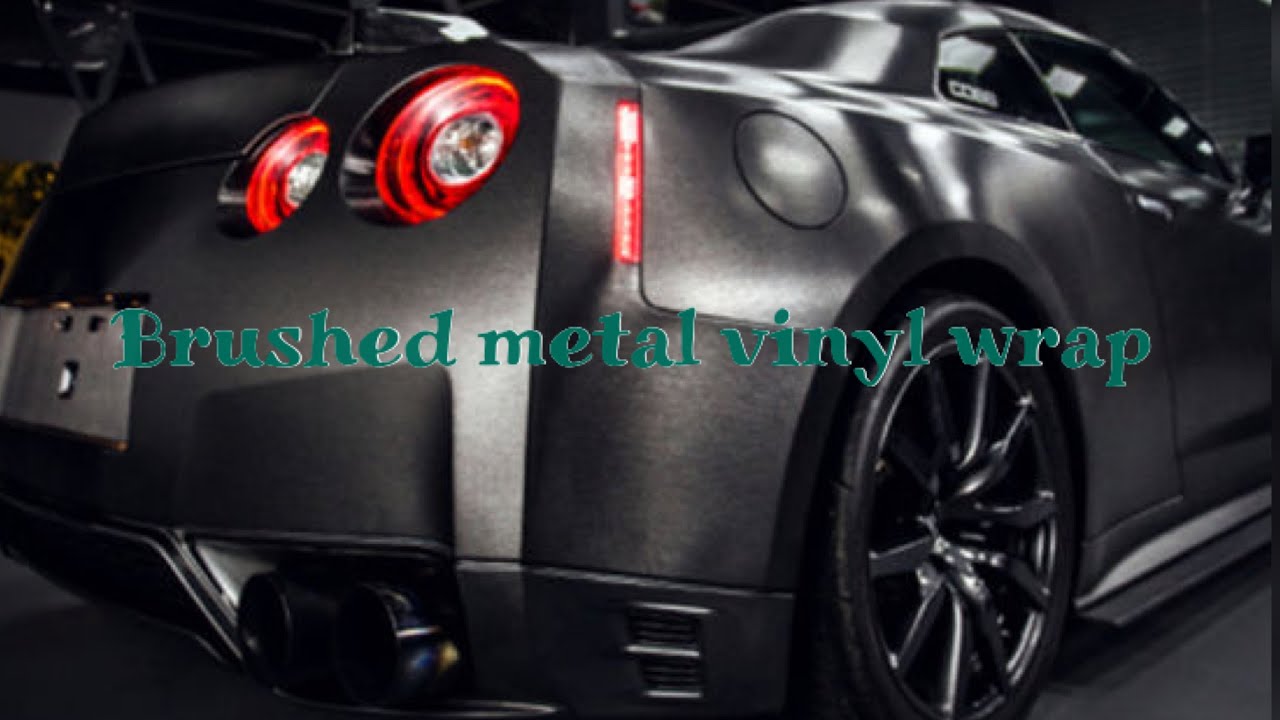 Brushed Metal vinyl sticker wrap Copper brushed Grey brushed