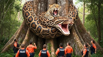 Brave Heroes Save Poor Mother Leopard from Giant Python’s Terrifying Attack 🐍