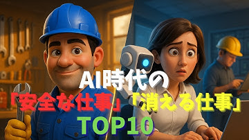 AI時代に消えない仕事TOP10｜あなたの職業は大丈夫？ #AI時代 #安全な仕事 #TOP10 #職業ランキング #AIと仕事 #マネーラボ #転職 #将来の仕事