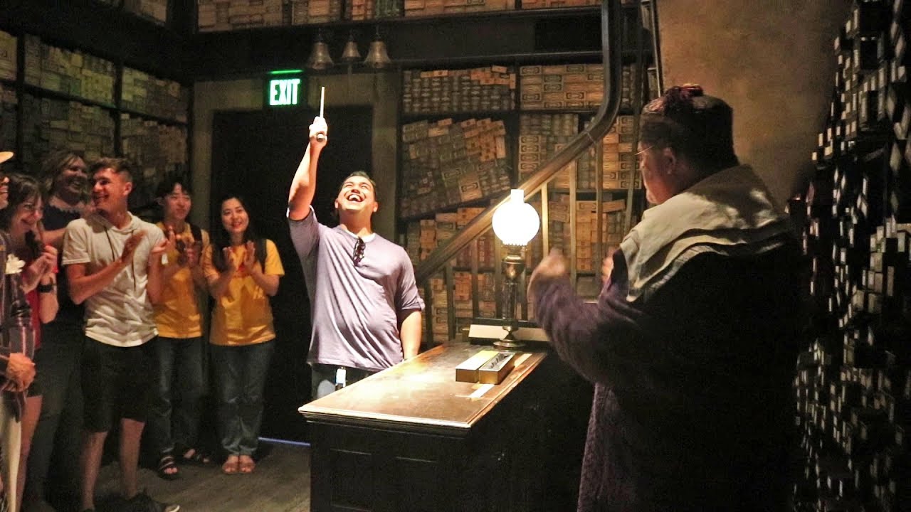 universal studios harry potter wand store