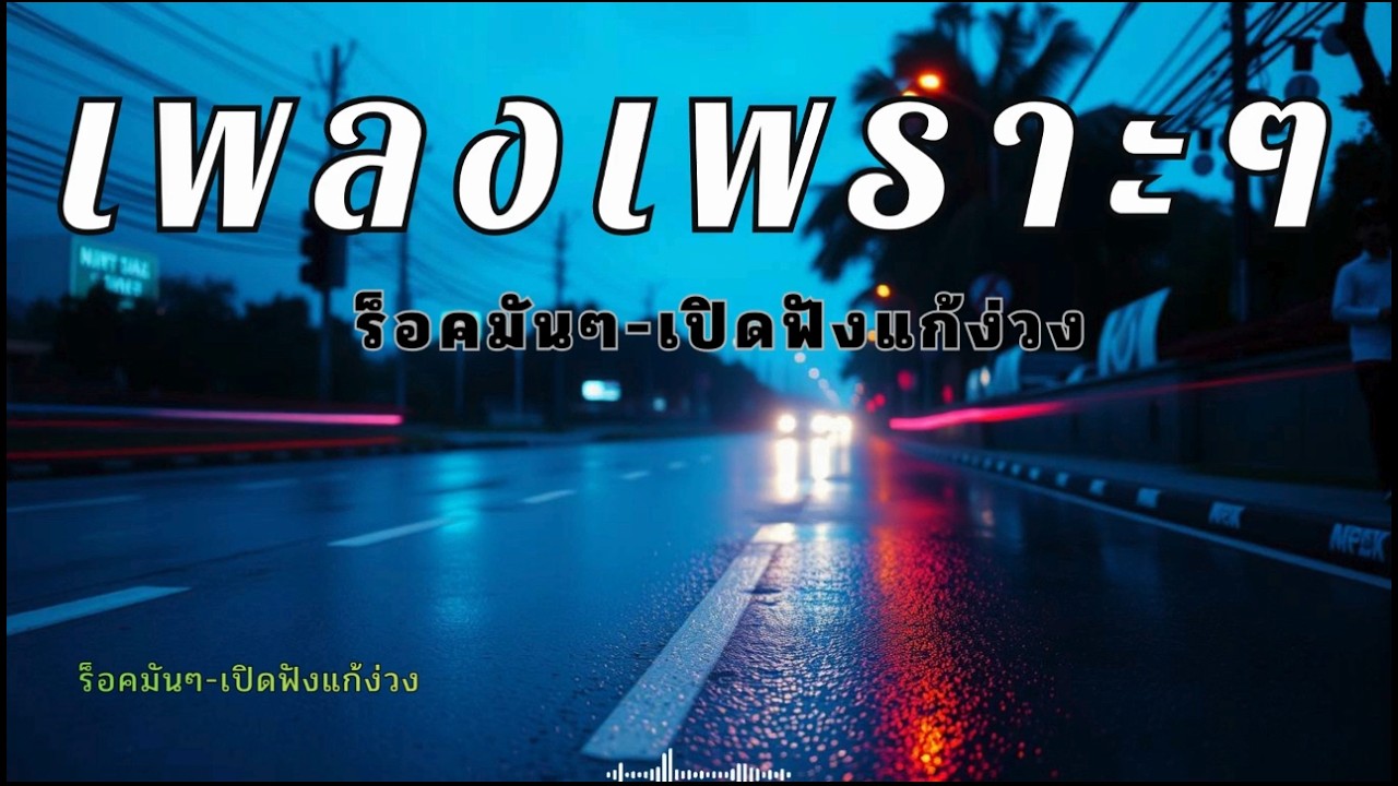 รวมเพลงสตริงไทยเพราะๆ ฟังยาวๆบนทางหลวง