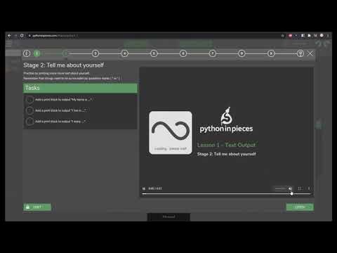 Python in Pieces training - 15th July 2021 - YouTube