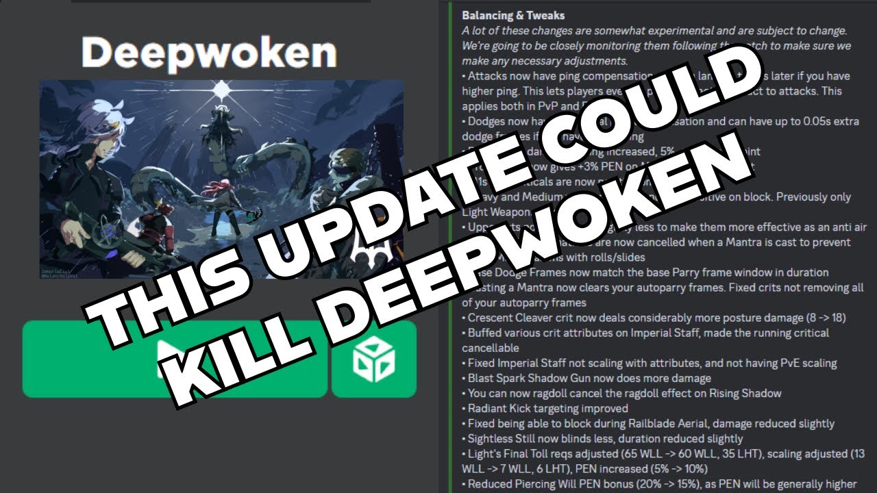 This Update could KILL || Deepwoken - YouTube