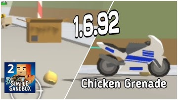 Simple Sandbox 2 - Fun Facts About Chicken Grenade (Reupload 2x)