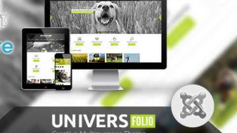 Universfolio - Multipurpose Joomla Template