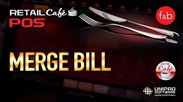 RetailCafe POS - 17 MERGE BILL