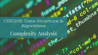 Lec. 02 || Algorithmic Complexity || Data Structure