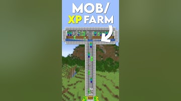Minecraft: EASY MOB XP FARM TUTORIAL! 1.21 (Without Mob Spawner) #shorts #minecraft