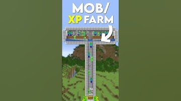 Minecraft: EASY MOB XP FARM TUTORIAL! 1.21 (Without Mob Spawner) #shorts #minecraft