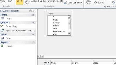 Tao Report Từ Query Trong Access 2010