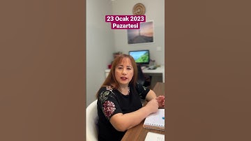 23 Ocak 2023 Pazartesi Günlük Burç Yorumu #astroloji #günlükburçyorumları