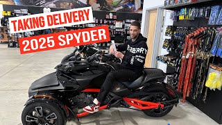 Taking Delivery 2025 Can Am Spyder F3