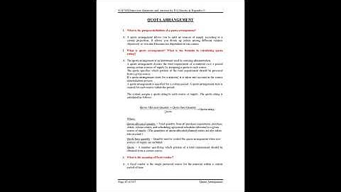 Quota Arrangement Interview Questions & Answers || SAP MM