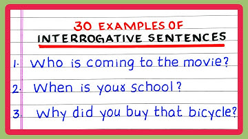 INTERROGATIVE SENTENCES | 5 | 10 | 20 | 30 EXAMPLES OF INTERROGATIVE SENTENCES | IN ENGLISH GRAMMAR