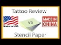 Tattoo Review: Stencil Paper: Spirit vs Chinese