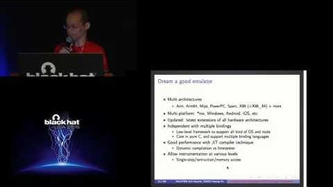 Black Hat USA 2015 - Unicorn Next Generation CPU Emulator Framework