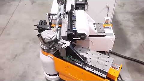 4 Axis Double Stack Bender Mandrel Tube Bending Punching Machine CNC 3D Pipe Bending Hole Punching