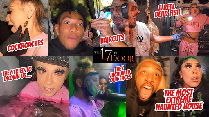 WE WENT TO THE SCARIEST HAUNTED HOUSE EVER!  THE 1...