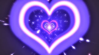 Neon Lights Love Heart Tunnel ❤ NEW TikTok Trend ❤ 8K Romantic Glow - Moving Background #TunnelTrend screenshot 2
