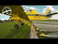 Ride Along with an Ag Pilot as He Sprays a Field Start to Finish